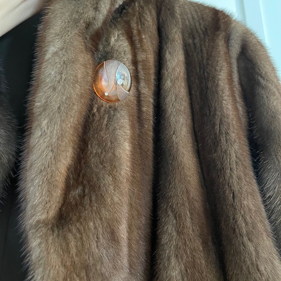 NWT Mink Fur Coat - Picture 10 of 13